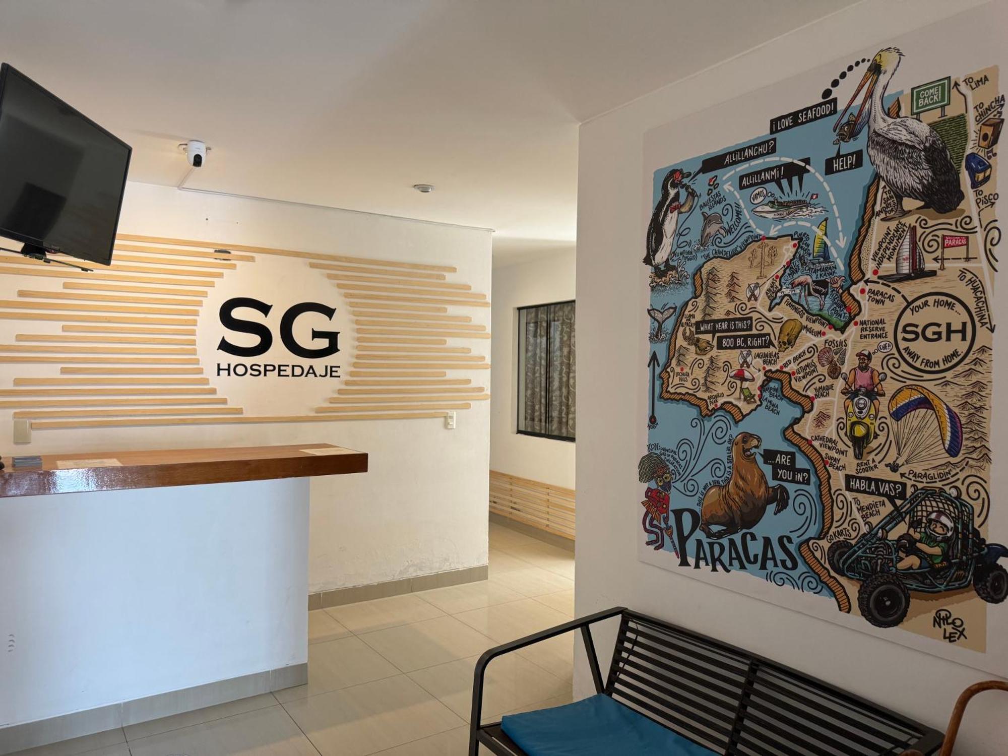 Sgh Paracas Hospedaje Kültér fotó